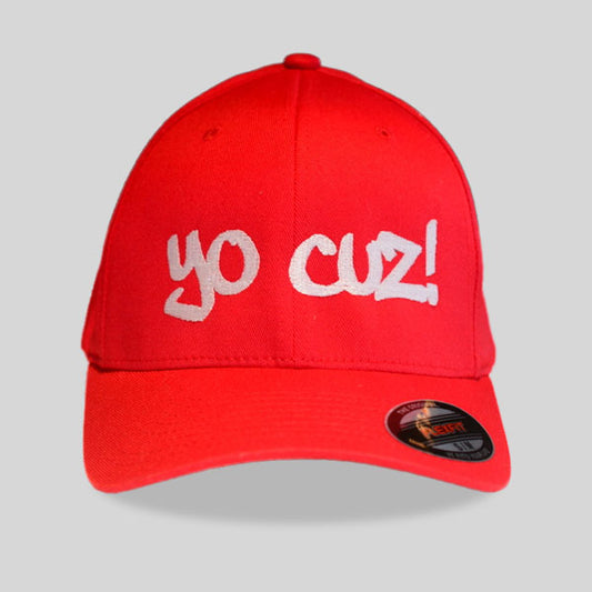 Red & White "Yo Cuz" Hat